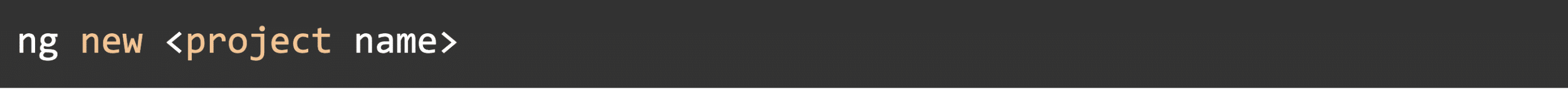 Create angular project