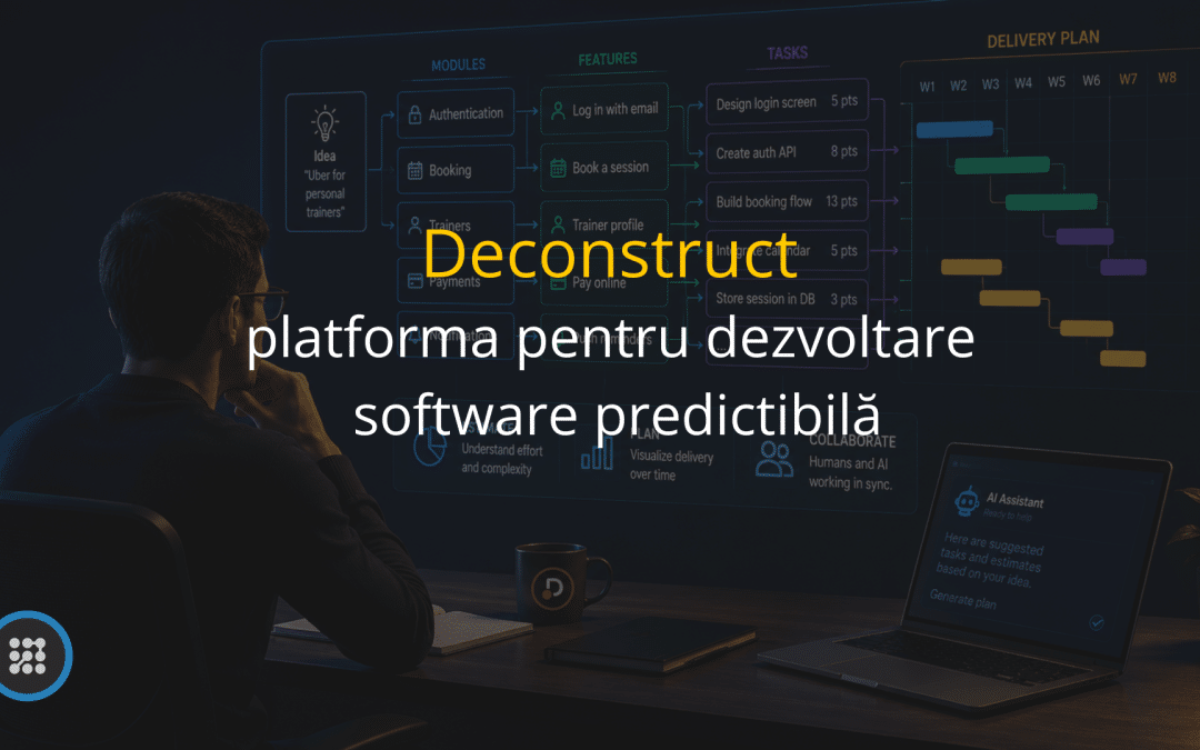 Deconstruct: platforma pentru dezvoltare software predictibilă